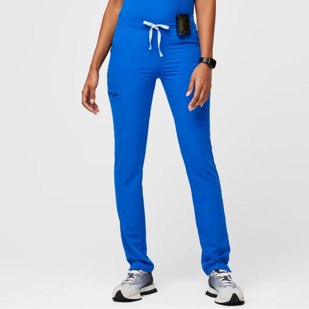 Figs Yola Skinny Pants Petite - Royal Blue - XXL